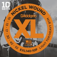 Струны D'Addario EXL140 Nickel Wound Light, 10-52 - Музыкальные товары, Музыкальные инструменты, Музтовары