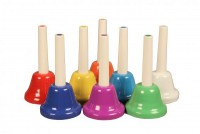 Набор цветных ручных колокольчиков FLIGHT FBELL-8H - Музыкальные товары, Музыкальные инструменты, Музтовары