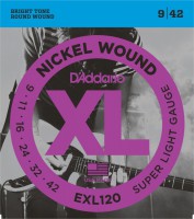 Струны D'Addario EXL120 Nickel Wound S Light, 9-42 - Музыкальные товары, Музыкальные инструменты, Музтовары